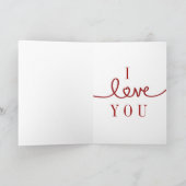 私がパーソナライズされた愛した日の数カード シーズンカード (内部)