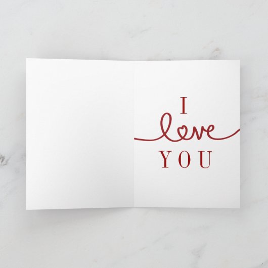 私がパーソナライズされた愛した日の数カード シーズンカード (内部)