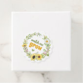 私がヒマワリの赤ちゃんシャワー植物ポット種子を成長するのを見る フェイバータグ (インサイチュ)