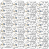 私がビジネスで得きる限り速く、かわいいダチョウ シール (正面)