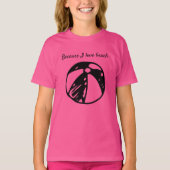 私がビーチカジュアル好き Tシャツ (正面)