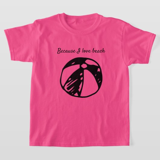 私がビーチカジュアル好き Tシャツ (レイダウン)
