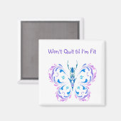 私がフィットやめするまでは、フィットネスバタフライ変更 マグネット (正面/裏面)