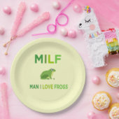 私がフロッグを愛するビーガン ペーパープレート (パーティー)