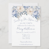 私がフローラする前に何か青 招待状 (正面)