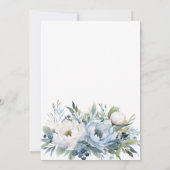 私がフローラする前に何か青 招待状 (裏面)