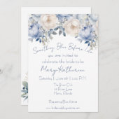 私がフローラする前に何か青 招待状 (正面/裏面)