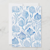 私がブライダルシャワーする前に何か青いフランスのもの 招待状 (裏面)