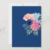 私がブライダルシャワーする前に何か青 招待状 (裏面)