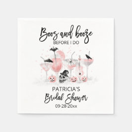 私がブライダルシャワーする前に酒と酒 スタンダードカクテルナプキン