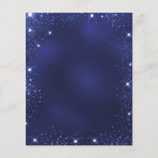 私がブライダルシャワーを弓をする前に何か青い (裏面)