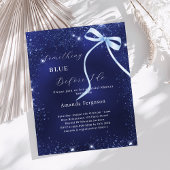 私がブライダルシャワーを弓をする前に何か青い