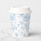 私がブルーをする前に何かブルー ブルーフラワールトワール 紙コップ (左)