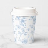 私がブルーをする前に何かブルー ブルーフラワールトワール 紙コップ (右)