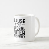 私がプロポーザルのライターだから コーヒーマグカップ (正面右)