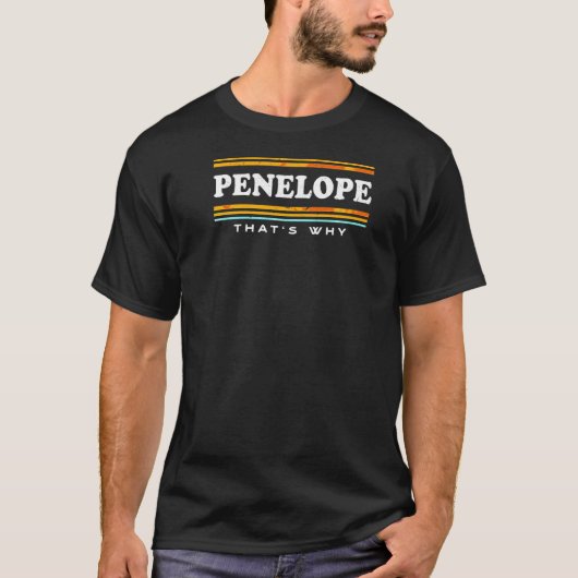 私がペネロペだから名前パーソナライズされた Tシャツ (正面)