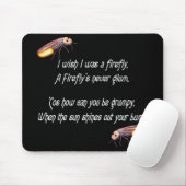 私がホタルだったらいいのに マウスパッド (マウス)