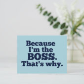 私がボスだから ポストカード (スタンド正面)