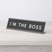 私がボス デスクネームプレート (正面)