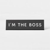 私がボス デスクネームプレート (正面)