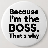 私がボス 缶バッジ (正面)