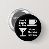 私がボタンをいかに生き延びるか 缶バッジ (正面&裏面)