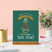 私がボートをドッキングしている間に言ったことをごめんなさい アクリルサイン (ウェディング)