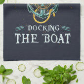 私がボートをドッキングしている間に言ったことをごめんなさい キッチンタオル (折り畳み)