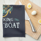 私がボートをドッキングしている間に言ったことをごめんなさい キッチンタオル (四つ折り)