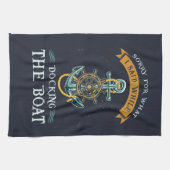 私がボートをドッキングしている間に言ったことをごめんなさい キッチンタオル (横)