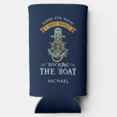 私がボートをドッキングしている間に言ったことをごめんなさい スリム缶クーラー (裏面)