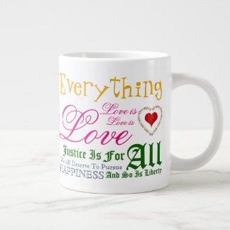 私がマグに信じる何を ジャンボコーヒーマグカップ