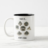 私がマグをいかに転がるか ツートーンマグカップ (左)