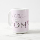 私がママおもしろい コーヒーマグカップ (正面左)