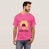 私がミームの皮肉なユーモアおもしろいグロを見ると燃える Tシャツ (正面フル)