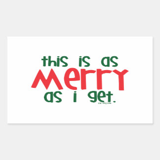 私がメリー得る限り 長方形シール