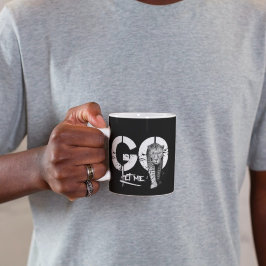 私がモダンヒョウ黒マグカップ行く マグカップ