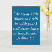 "私がモーゼ"の聖なる書物、経典のと挨拶状あったように カード (黄色い花)