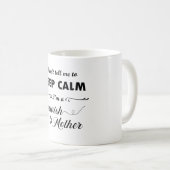 私がユダヤ人の保母だから落ち着くように言うな コーヒーマグカップ (正面右)