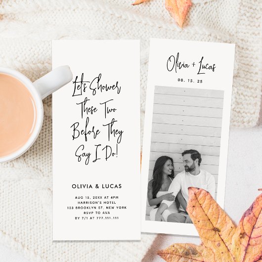 私がユニークブライダルすると言う前にカップルのシャワー