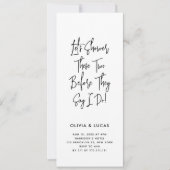 私がユニークブライダルすると言う前にカップルのシャワー (正面)