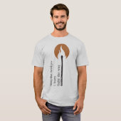 私がライトを方法燃やす橋はかもしれないです Tシャツ (正面フル)