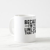 私がライン調理師だから コーヒーマグカップ (正面左)