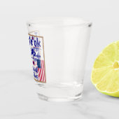 私がラッパを吹いてる！トランプ2020ショットグラス応援! ショットグラス (右)