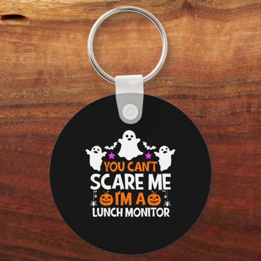 私がランチモニターのハロウィーンだって怖がらせないわ キーホルダー (正面)