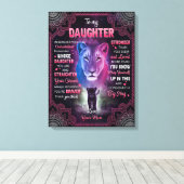 私がリオ感じンママを娘に圧倒するたびに キャンバスプリント (インサイチュ (ウッドフロア))