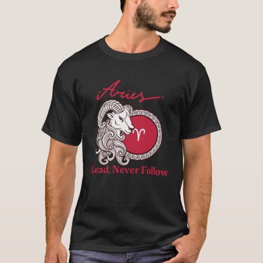 私がリードしないアリ後を追ー Tシャツ (正面)