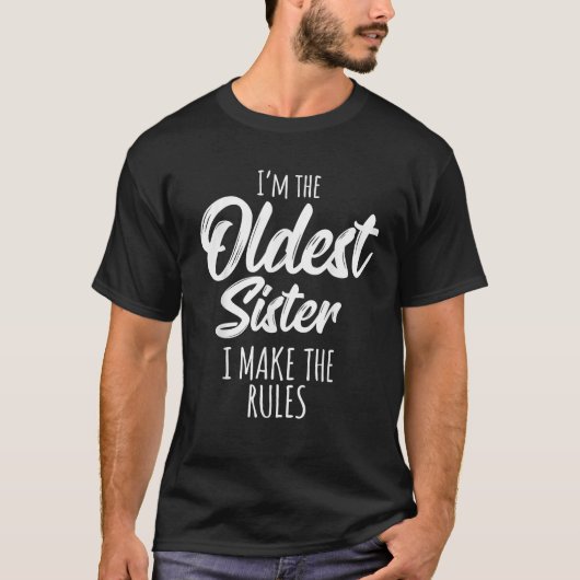 私がルールをマチンに作った姉おもしろいシャツ Tシャツ (正面)