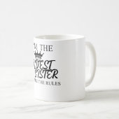 私がルールを作った最年長の姉です コーヒーマグカップ (正面右)