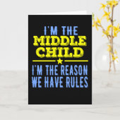 私がルールを持つ理由の真ん中です カード (黄色い花)